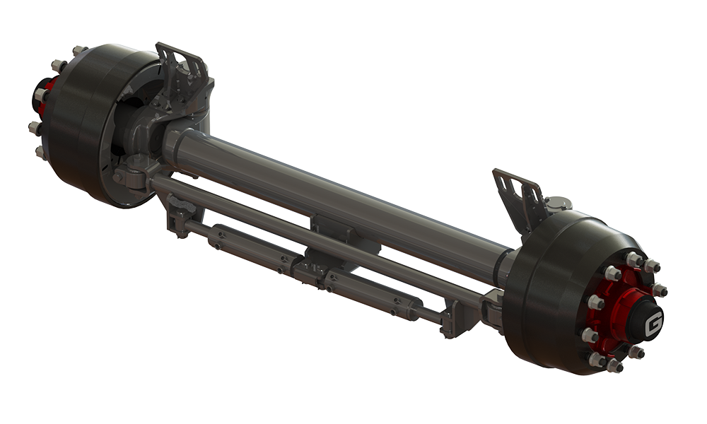 Passive Steer Axles 100 Series (420x180 Brake)