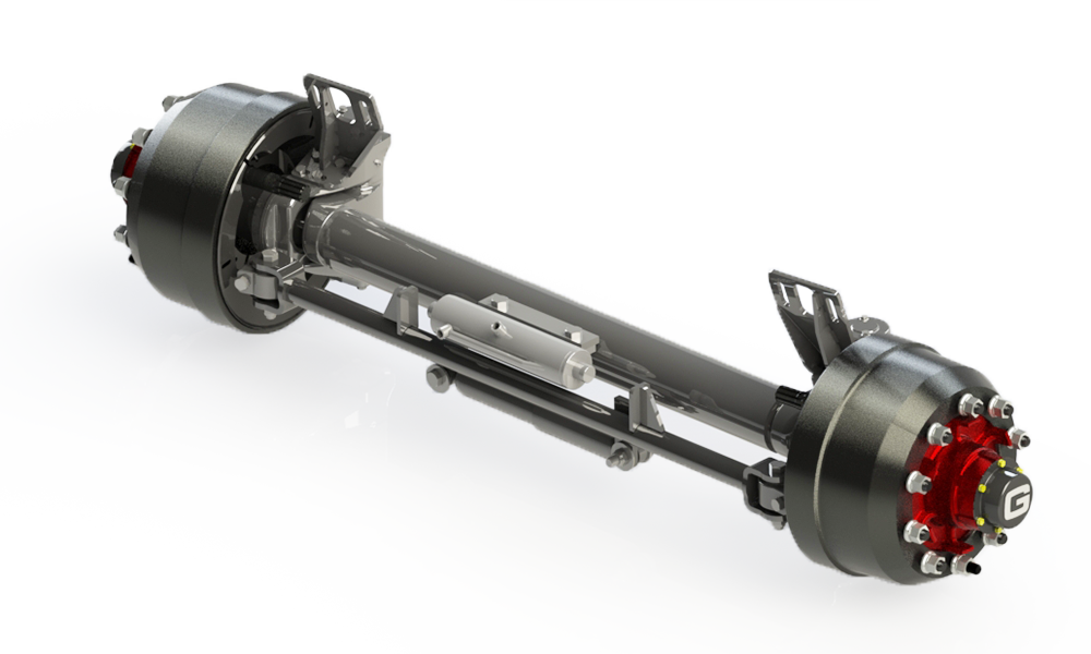 Steer Axles 100 Series (420x180 Brake)