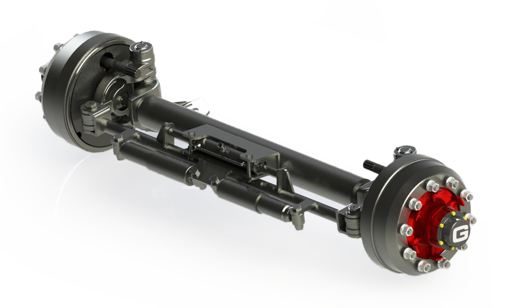 Steer Axles 860 Series (406×120 Brake)