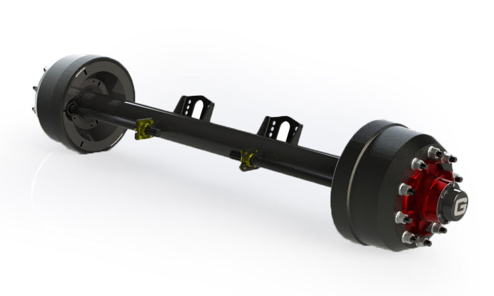 Granning Drum Brake Axles 100 series