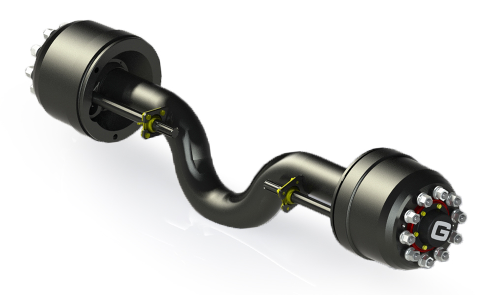Granning Drum Brake Axles 400 series Heavy Duty