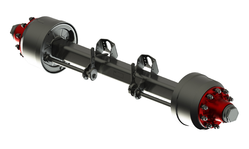 Granning Drum Brake Axles 500B series Heavy Duty