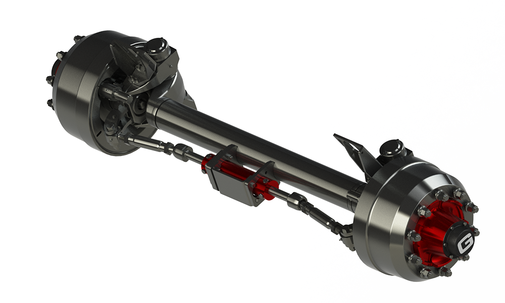 Dual Steer Axles 100 Series (420x180 Brake)