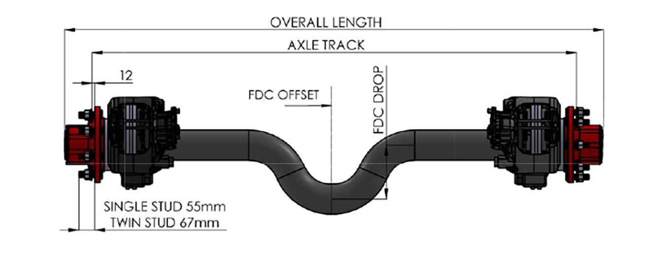 Granning FDC Axles 6000 series